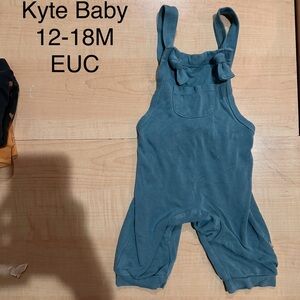 Teal kyte baby Baby Overalls